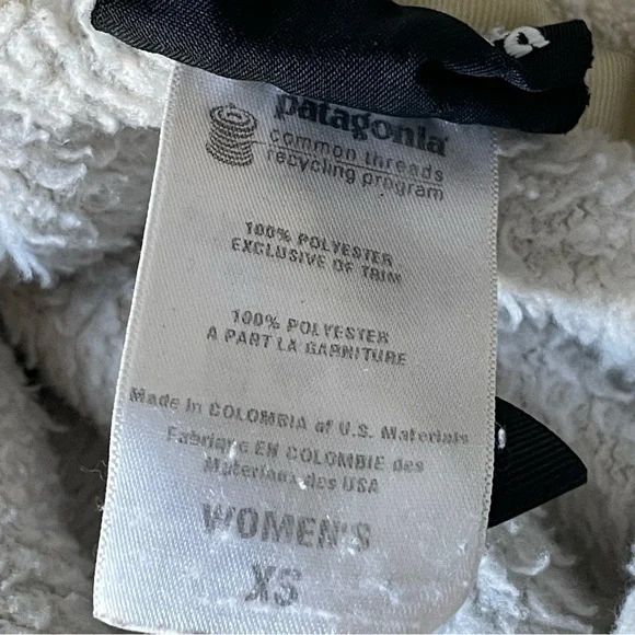 Patagonia woman’s re-tool snap-t Pullover fuzzy fleece 47581 - Picture 14 of 15